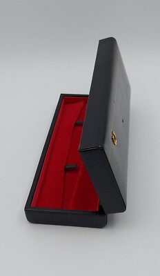 Omega Louis Brandt & Frère & A. EXTREMELY RARE BLACK & RED watch box case    