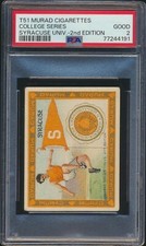 1910 T51 Murad Cigarettes Syracuse University College Series PSA 2 GOOD