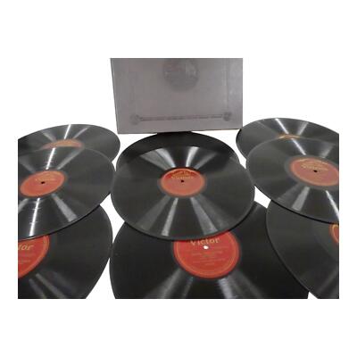 Lot 9 12'' 78rpm Records in Album Evan Williams Enrico Caruso Nellie Melba SH35
