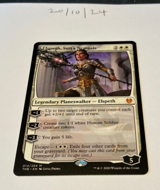 Magic the Gathering MTG Elspeth, Sun's Nemesis x1 Mythic Card NM/M