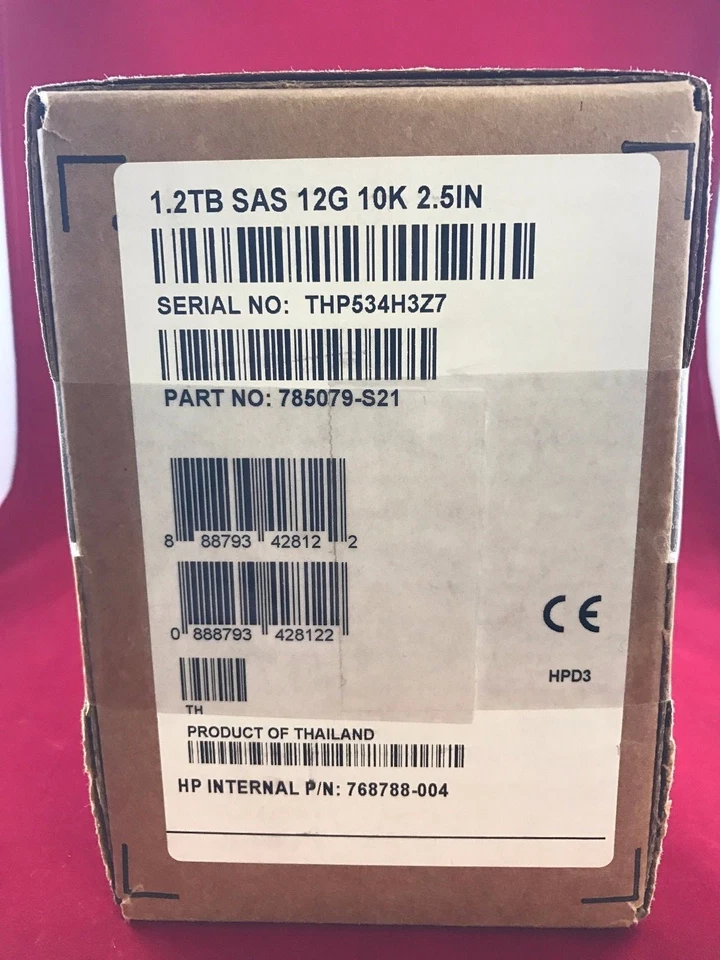 HP 1.2TB 2.5" Hard Drive 785079-B21 12G SAS 10K ENT 785415-001 - Image 3 of 3