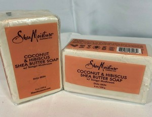 shea moisture coconut & hibiscus shea butter soap