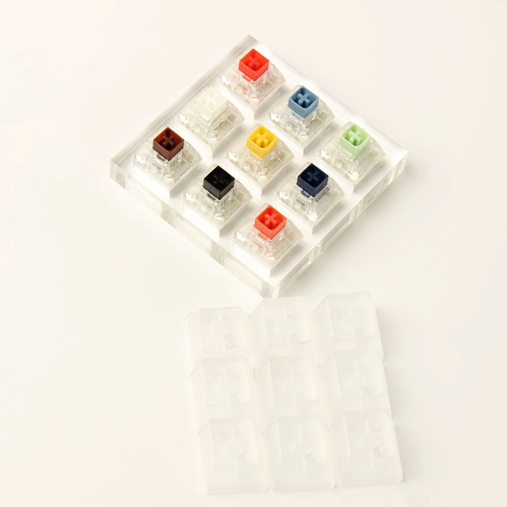 Mechanical Keyboard 9x Sampler Tester for Cherry MX Gateron Kailh Box Switches Upgrade