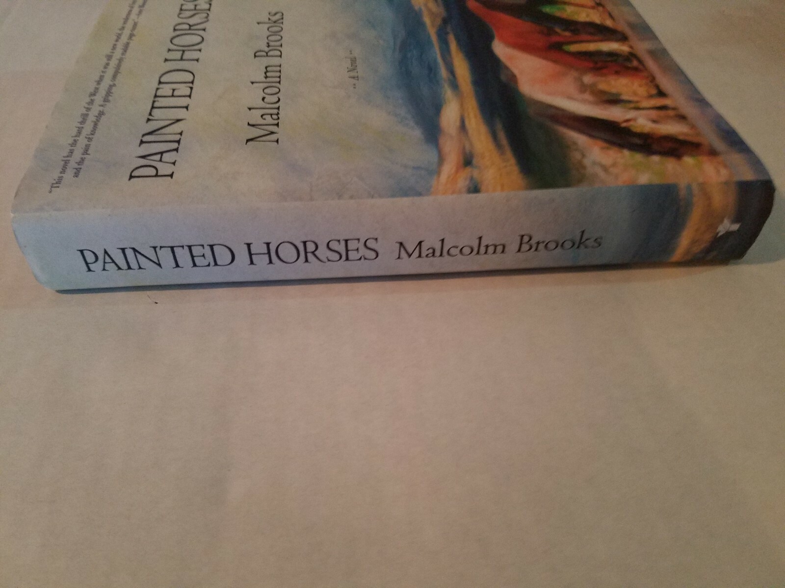 Painted Horses by Malcolm Brooks (2014, Hardcover) for sale online eBay