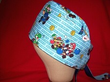 Men/Women Surgical Scrub Cap Lined Party Characters 100 Cotton