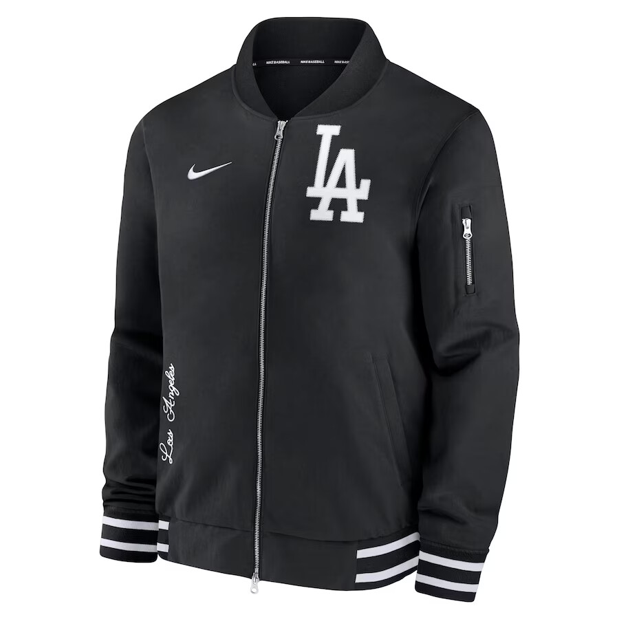 Los Angeles Dodgers Nike Authentic Collection Full-Zip Los Angeles Dodgers Nike Authentic Collection Full-Zip