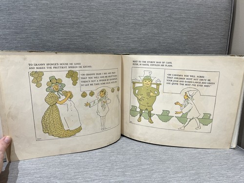 Clean Peter and the Children of Grubbylea, Ottilia Adelborg, Hardback circa 1900 - Bild 6 von 9