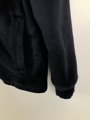 Gap Women’s Size M Navy Fleece Jacket Pockets Full Zip - Picture 6 of 12