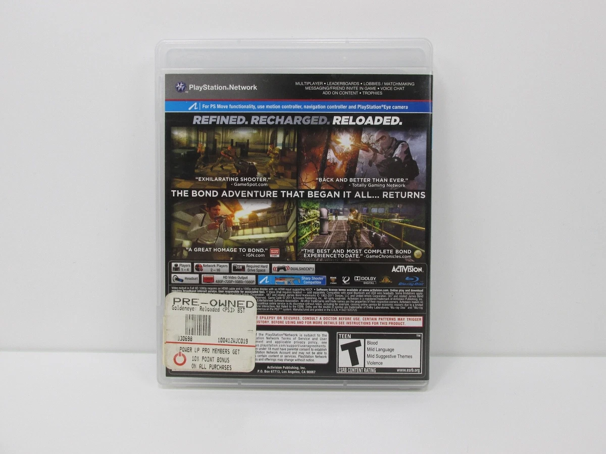 GoldenEye 007: Reloaded (Sony PlayStation 3, 2011) Tested CIB Complete