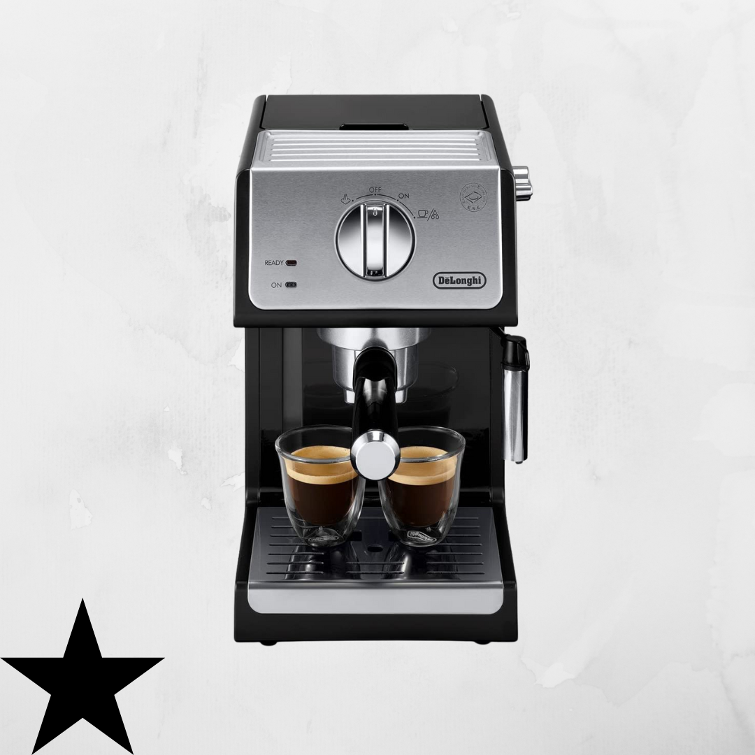DeLonghi ECP3220 Manual Espresso Machine Cappuccino Maker Black eBay