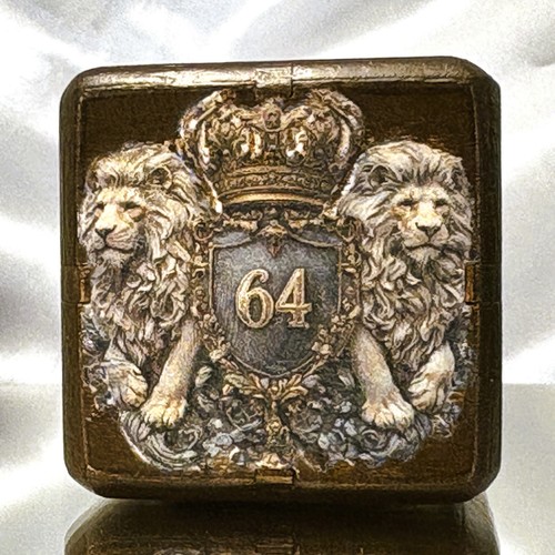 Royal Roar - Emblema de León - Backgammon cubo duplicador 36 mm - Imagen 7 de 9