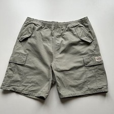 Vintage Stussy Work Gear Rip Stop Cargo Shorts Mens XXL Rare Baggy Skater Style