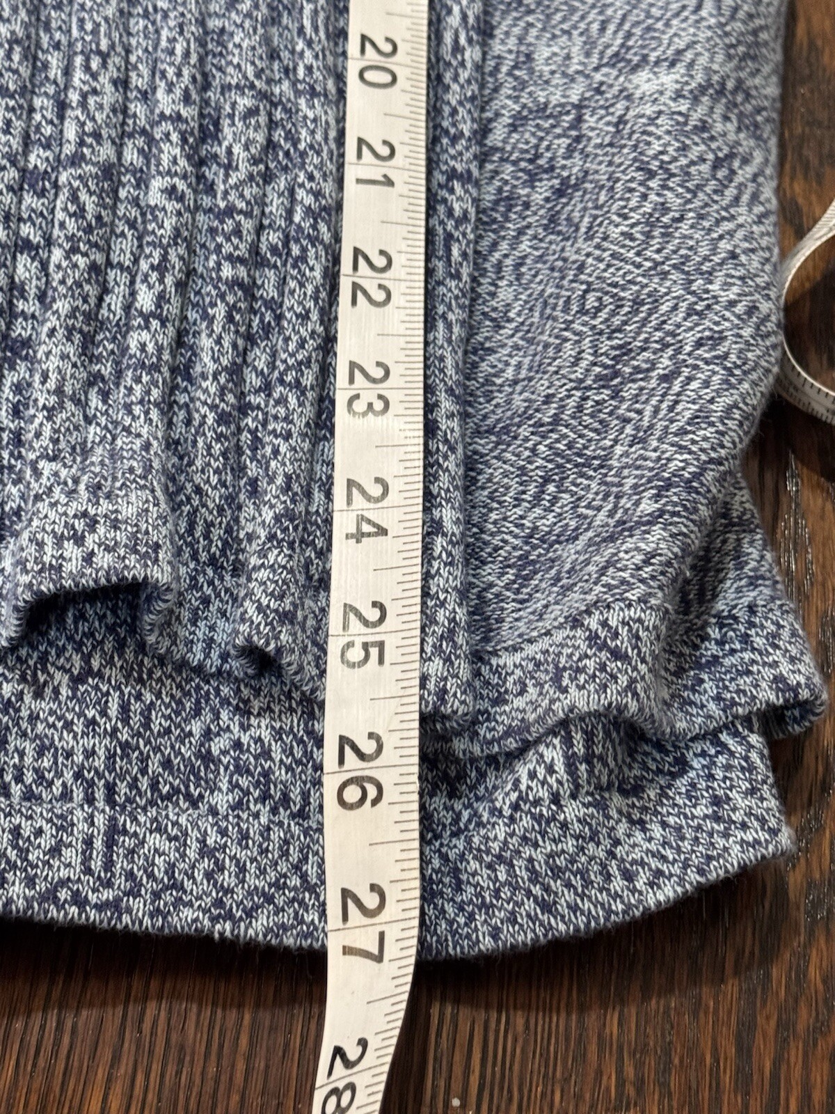 Basic Editions White Collar Insert Blue Sweater W… - image 9