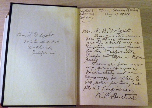 MORE HAPPENINGS W P Barlett 1928 AAC Inscribed San Francisco Earthquake Stories - 第 3/12 張圖片