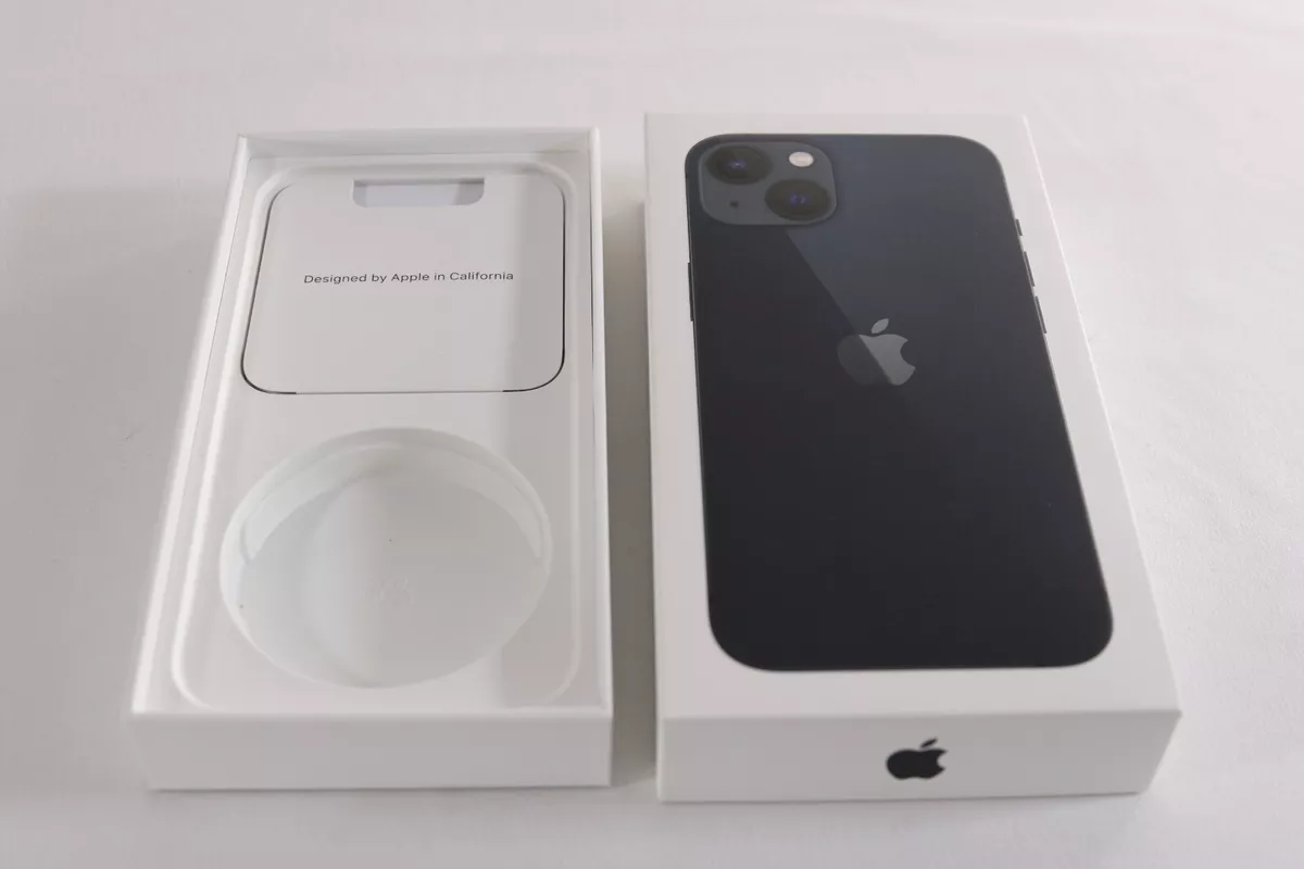 Apple iPhone 13 Midnight 128GB Box and Packaging Only | eBay