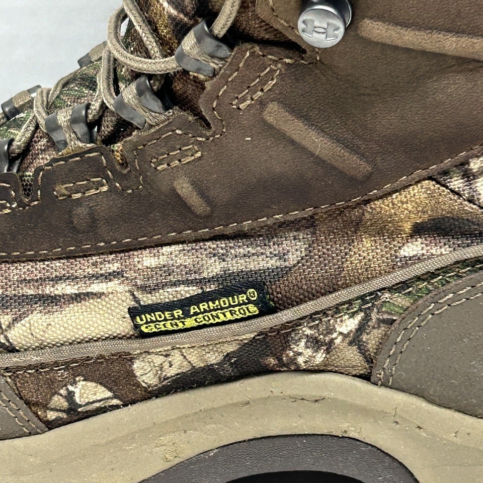Under Armour Brow Tine Gore Tex Realtree Camo Hiking Hunting Boots
