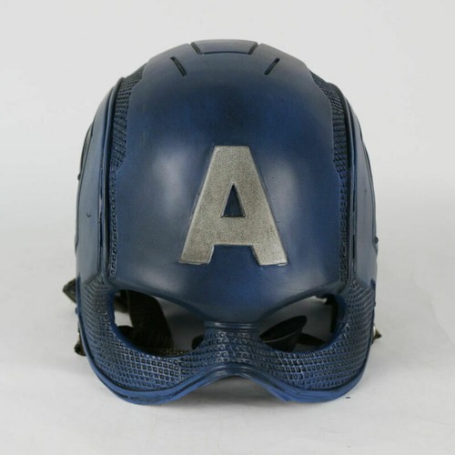 Cosplay Captain America Helmet Steven Rogers Helmet PVC Halloween Props - Picture 6 of 12