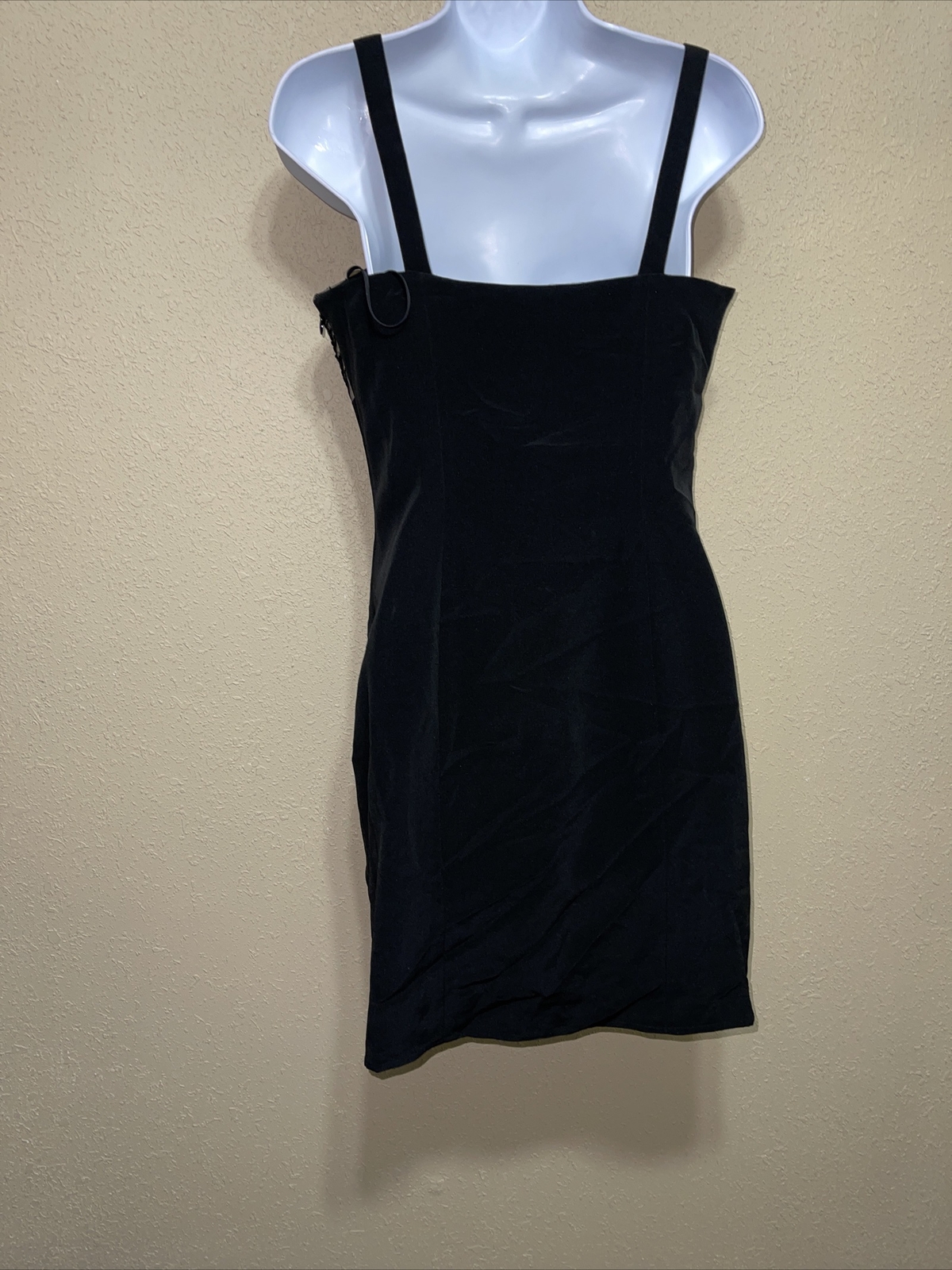 Caterina Masoni dress 100percent SILK  Italy BLACK sz IT 42 NEW image 7