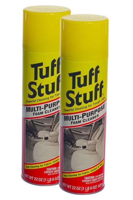 Tuff Stuff Multi Purpose Foam Cleaner For Deep Cleaning Of Car Interior 2 Pack
