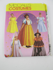 McCALL's 2856 Storybook Costumes Pattern Halloween Child 7-10 Princess Uncut