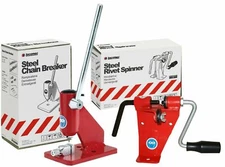 Tecomec Chainsaw Saw Chain Breaker Spinner COMBO Repair Tool Pro Bench Mounted