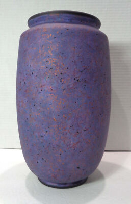 Salsa Style Art Studio Kristi de Salsa 11'' Tall Purple Art Pottery Vase w/ Label