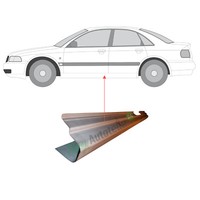 Reparaturblech Schweller Links FüR Audi A4 B5 1994-2001