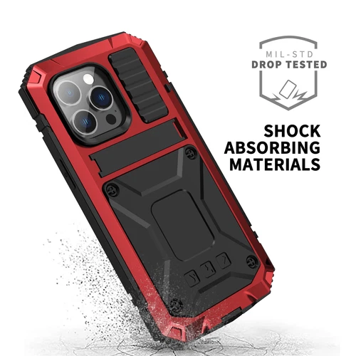 Metal Gorilla Glass Shockproof HeavyDuty Stand Case For iPhone 16 15 14 13 12 AU - Picture 21 of 55