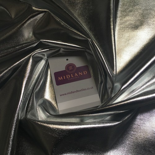 £7.35 Metallic Foil Mirror 4 way Stretch Spandex Dance Fabric 57" Wide M892 - Picture 2 of 47