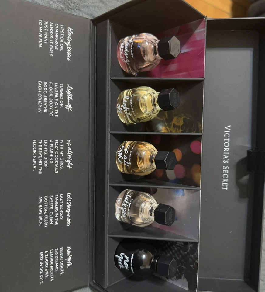 RARO! Edición Limitada VICTORIA'S SECRET ANGEL STORIES MINI EAU DE PARFUM SET CAJA Foto 2 de 3