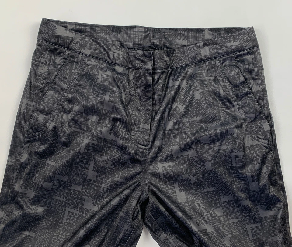 Sunice Ladies Tornado Flex Vent Golf Pants XL Gray Black Geometric Waterproof - Image 4 of 4