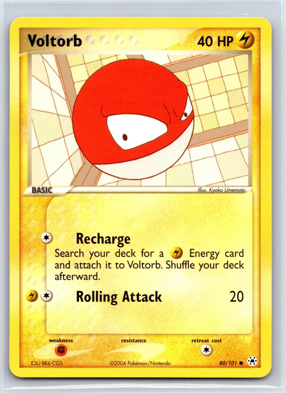 Voltorb 80/101 Common Hidden Legends Pokemon NM/M 515-38