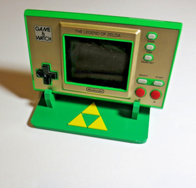 Nintendo Legend of Zelda Game & Watch, In-Box 35th Edition w/Triforce Stand