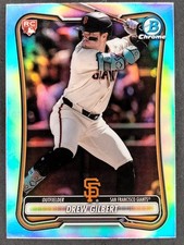 2026 Bowman Chrome Drew Gilbert Red Rookie Logo Variation Refractor #40 