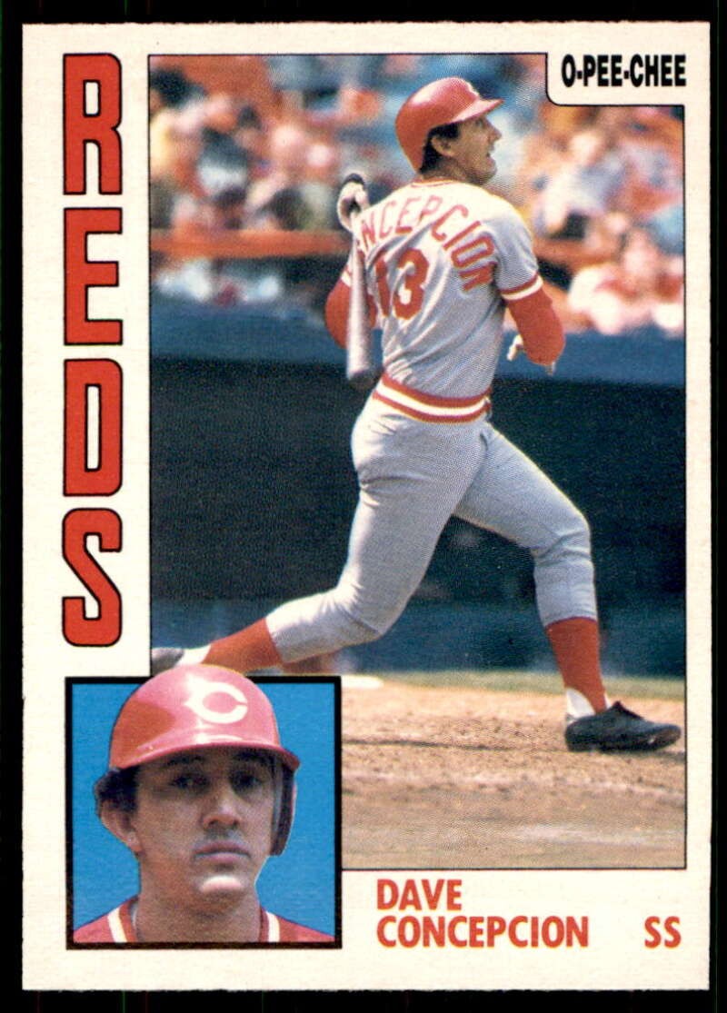 Dave Concepcion #55 Baseball Cards 1984 O Pee Chee trading card — raw and PSA graded price guide