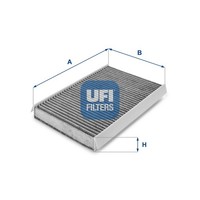 UFI Innenraumfilter 54.111.00 Aktivkohlefilter FüR 307 SW Peugeot 308 DS CitroËN