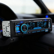 Single Din Car Radio AUX/USB/TF Card Bluetooth-Compatible Car Stereo Player