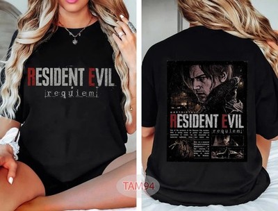 Resident Evil Requiem T-Shirt, Vintage Distressed Leon Kennedy Fan T-Shirt