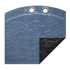 24' Round Above Ground Swimming Pool Winter Cover 8 Year - Azure Blue