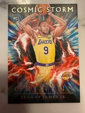 2024-25 Panini Origins Cosmic Storm Bronny James #17 Red /75 (RC)