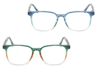Slim Design Retro Unisex Lesebrille Edelstahl Stab Bügel Scharniere DX89