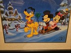 Mickey's Once Upon a Christmas Disney Store Framed 1999 Lithograph 11 X 14 — photo 3
