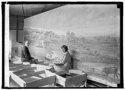 Photo:C.A. Corwin & Miss E. Edgerton, 4/7/23