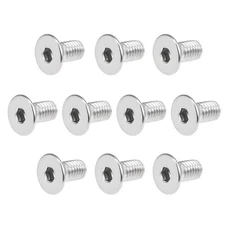 M5x10mm Flat Head Machine Screws Inner Hex Screw 304 Stainless Steel Bolts 20Pcs