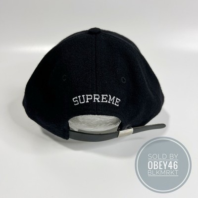 Supreme Wool S Logo 6 Panel Black FW17 | eBay