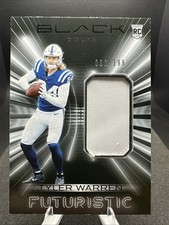 2025 Panini Black - Futuristic Tyler Warren #FUT-TWN /199 (MEM, RC)
