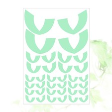 Glow in The Dark Sticker Eyes Luminous Creative Carved Fluorescent