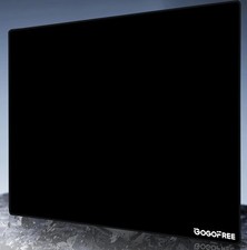 Black Glass Mousepad, Large Tempered Glass Hard Mouse Pad, Ultra Smooth Surfa...