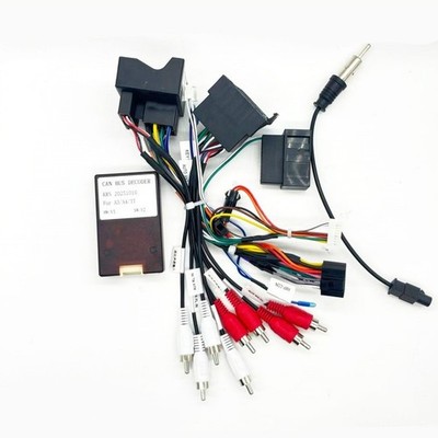 Car radio Canbus Box Decoder For Audi A3 A4 TT 16PIN Wiring Harness Plug Power