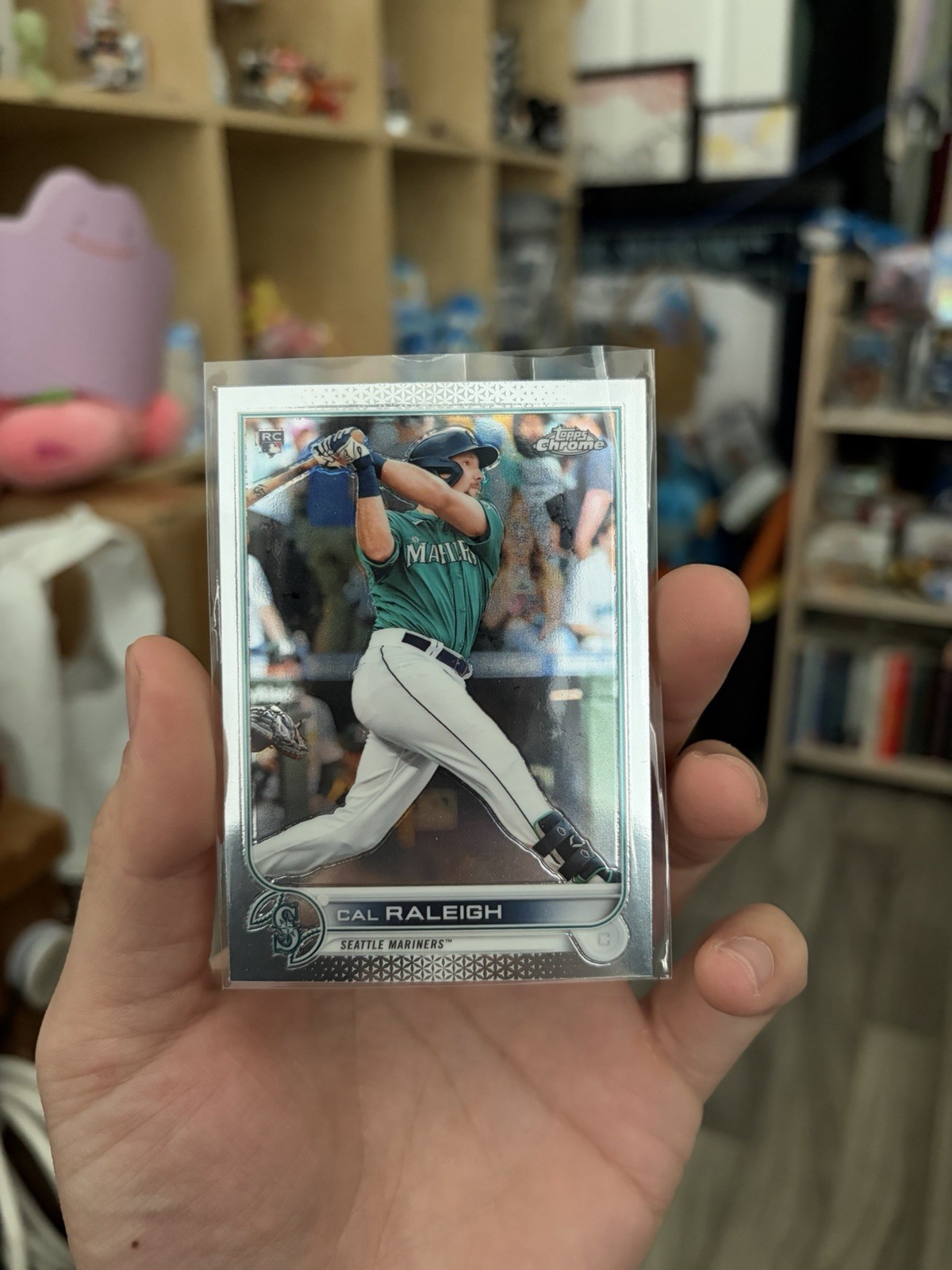 Cal Raleigh 2022 Topps Chrome #149 Rookie Seattle Mariners